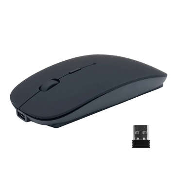 Myszka bezprzewodowa Alogy Bluetooth 5.0 Mouse mysz do laptopa tabletu pc 2.4GHZ Czarna