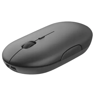 Myszka bezprzewodowa Alogy mysz ergonomiczna mała do laptopa PC bluetooth 2.4GHz cicha czarna