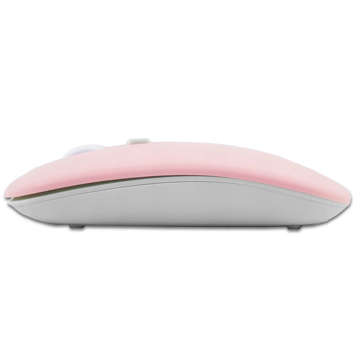 Myszka mysz bezprzewodowa komputerowa Alogy Mouse Bluetooth do laptopa tabletu Różowa