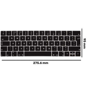 Nakładka ochronna Alogy osłona na klawiaturę do Apple Macbook Pro 13/ Pro 15 Czarna