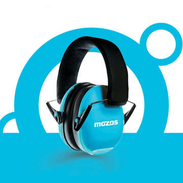Nauszniki przeciwhałasowe wygłuszające słuchawki ochronne dla dzieci 2+ MKID Niebieskie