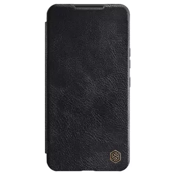 Nillkin Qin Leather Pro Case etui do Samsung Galaxy S22 osłona na aparat kabura pokrowiec obudowa z klapką czarny