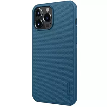 Nillkin Super Frosted Shield Pro wytrzymałe etui pokrowiec iPhone 13 Pro Max niebieski