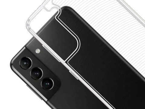 Pancerne etui Armor Case 3mk do Samsung Galaxy S21 Plus Przezroczyste + Folia 3mk ARC