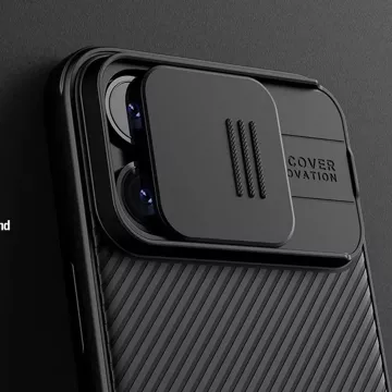 Pancerne etui Nillkin CamShield Pro Magnetic Case do iPhone 15 z osłoną na aparat - zielony