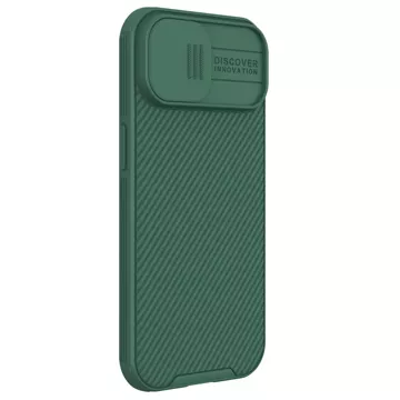 Pancerne etui Nillkin CamShield Pro Magnetic Case do iPhone 15 z osłoną na aparat - zielony