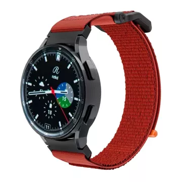 Pasek Nylon do Samsung Galaxy Watch 4 / 5 / 5 Pro / 6 / 7 / FE Orange