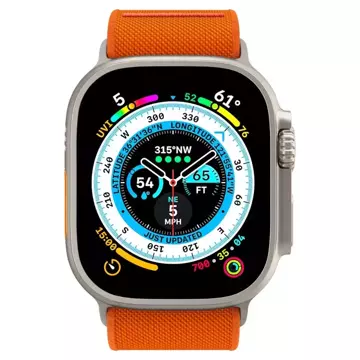 Pasek Spigen Fit Lite Ultra do Apple Watch 4 / 5 / 6 / 7 / 8 / se / ultra (42 / 44 / 45 / 49 mm)  Orange