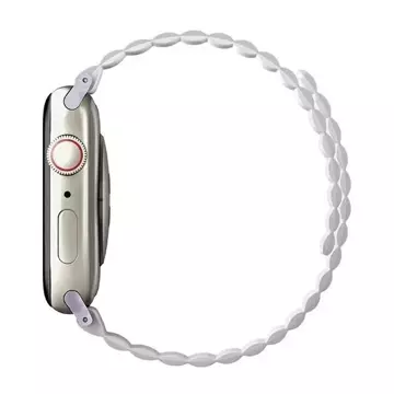 Pasek UNIQ Revix do Apple Watch Series 4/5/6/7/8/SE/SE2 38/40/41mm Reversible Magnetic lilak-biały/lilac-white