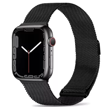 Pasek stalowy Alogy bransoleta do Apple Watch 38/40/41mm stal nierdzewna Czarny