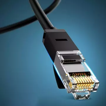 Płaski kabel sieciowy UGREEN LAN Ethernet Cat. 6 5m czarny (NW102)