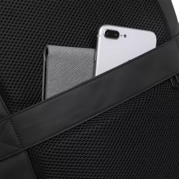 Plecak podróżny Bange BackPack biznesowy plecak rozszerzalny Torba pojemna do laptopa 17.3" z portem USB Czarny