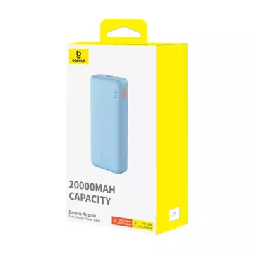 Powerbank Baseus Airpow 20000mAh 20W Niebieski