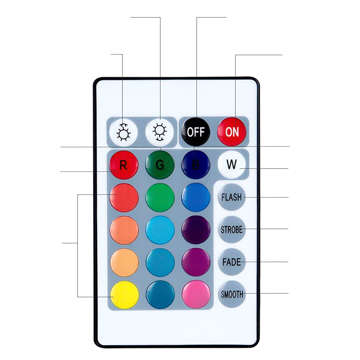 Projektor zachodu słońca lampa lampka LED nocna Alogy Sunset + pilot regulacja stojaka USB Czarna