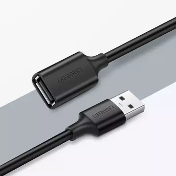 Przedłużka UGREEN adapter USB 2.0 0,5m czarny (US103)