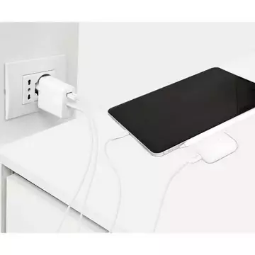 Puro Ładowarka sieciowa Mini FAST 1xUSB+1xUSB-C 30W biały/white FCMTCUSBAC30WPDWHI