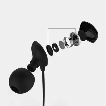 Remax RM-550 dokanałowe słuchawki z pilotem i mikrofonem biały