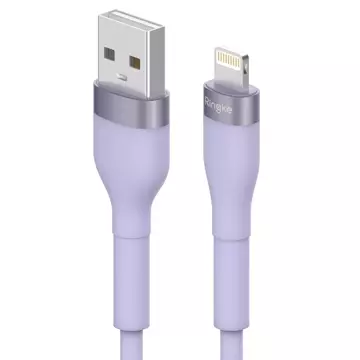 Ringke kabel USB-A - Lightning 480Mb/s 12W 1.2m fioletowy (CB09956RS)