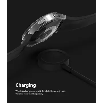 Ringke slim 2-pack galaxy watch 4 44 mm clear & black