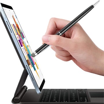 Rysik pojemnościowy z długopisem 2w1 do ekranów smartfonów tabletów precyzyjny