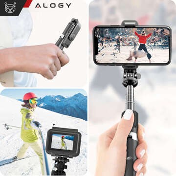 Selfie stick Alogy Tripod Uchwyt do telefonu aparatu GoPro Bluetooth