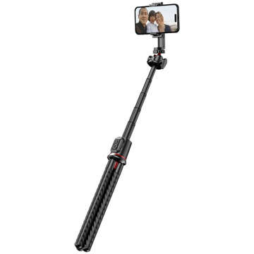 Selfie stick kijek Bluetooth Statyw Flexible Tripod Giętki elastyczny uchwyt do telefonu zdjęć L07S czarny