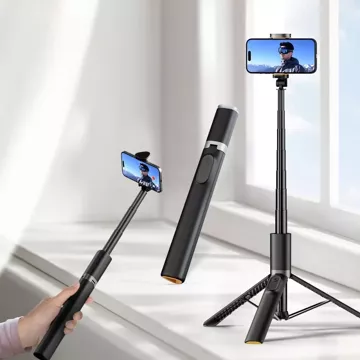 Selfie stick kijek Bluetooth Stick Tripod do telefonu zdjęć L08S czarny