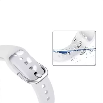 Silicone Strap TYS opaska do smartwatcha zegarka uniwersalna 22mm czarny