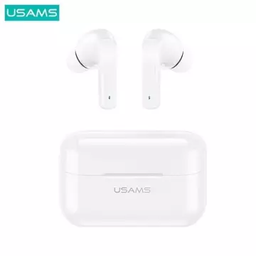 Słuchawki Bluetooth 5.0 USAMS TWS LY series ANC bezprzewodowe biały/white BHULY06