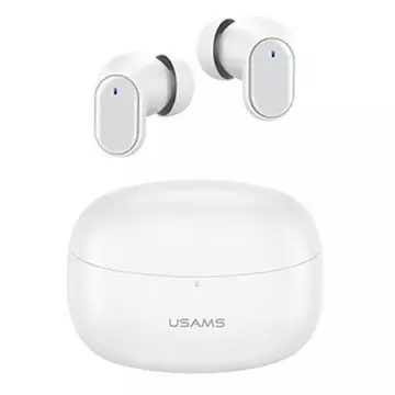 Słuchawki Bluetooth 5.1 USAMS TWS BH series bezprzewodowe biały/white BHUBH02