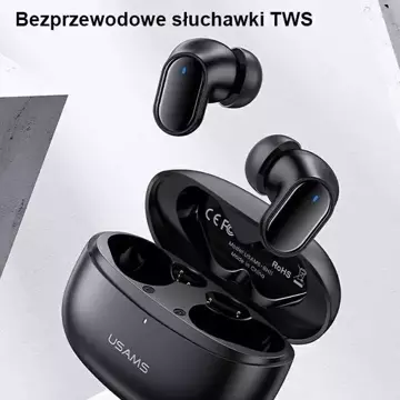 Słuchawki Bluetooth 5.1 USAMS TWS BH series bezprzewodowe biały/white BHUBH02