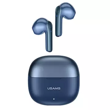 Słuchawki Bluetooth 5.1 USAMS TWS XH Series Dual mic bezprzewodowe niebieski/blue BHUXH03