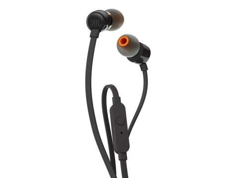 Słuchawki JBL T110 przewodowe z mikrofonem czarne