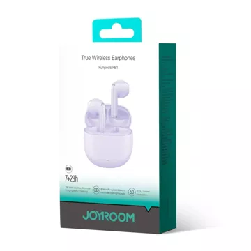 Słuchawki bezprzewodowe TWS Joyroom Funpods Series JR-FB1 Bluetooth 5.3 - fioletowe