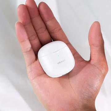 Słuchawki bezprzewodowe douszne USAMS TWS IA series Bluetooth 5.0 Białe