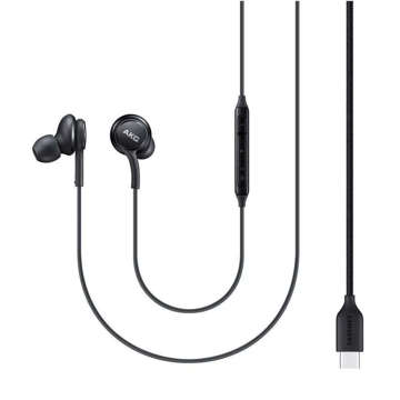 Słuchawki douszne Samsung AKG by harman EO-IC100BBEGEU USB-C Type C czarne