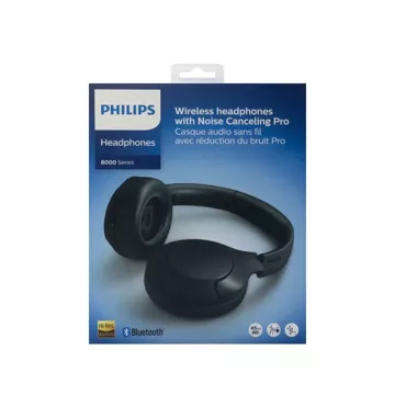 Słuchawki nauszne Bluetooth Philips TAH8506BK/00 ANC 45h czarne