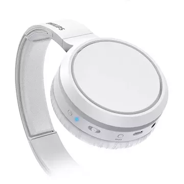 Słuchawki nauszne bezprzewodowe Bluetooth Philips białe Tah5205wt/00