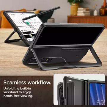 Spigen Neo Hybrid S etui z poliwęglanu Samsung Galaxy Z Fold 4 czarne