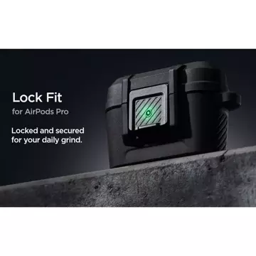 Spigen lock fit airpods pro 1 matte black
