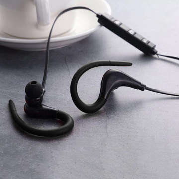 Sportowe Słuchawki douszne bezprzewodowe Bluetooth Alogy Sports headset do biegania Czarne