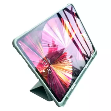 Stand Tablet Case etui Smart Cover pokrowiec na iPad 10.2'' 2021 z funkcja podstawki czarny