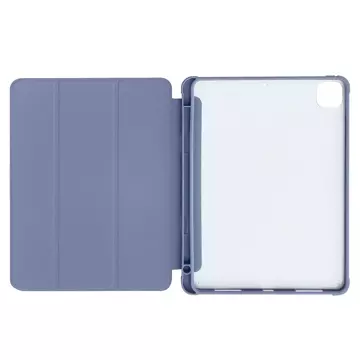 Stand Tablet Case etui Smart Cover pokrowiec na iPad Pro 11'' 2021 z funkcją podstawki niebieski