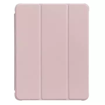 Stand Tablet Case etui Smart Cover pokrowiec na iPad Pro 11'' 2021 z funkcją podstawki różowy