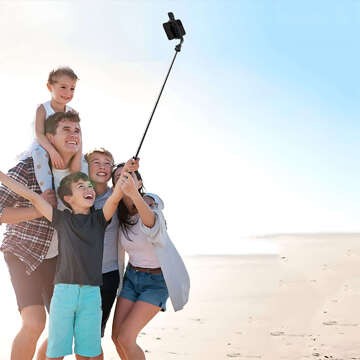 Statyw Selfie Stick kijek do zdjęć Tripod Roreta Wireless Bluetooth uchwyt do telefonu statyw z lampką LED czarny