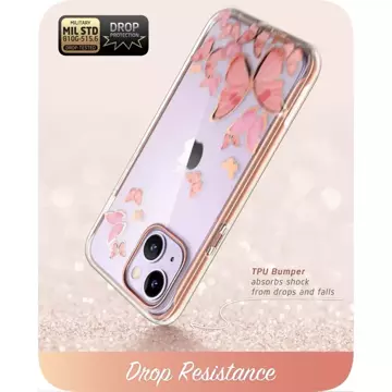 Supcase cosmo iphone 13 / 14 pink fly
