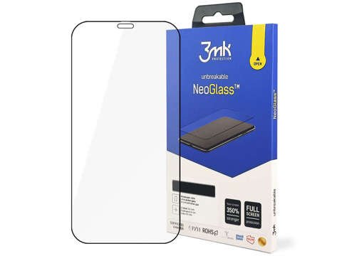 Szkło 3mk NeoGlass 8H do Apple iPhone 12/ 12 Pro 6.1 Black