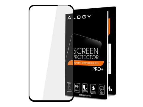 Szkło Alogy Full Glue case friendly do Samsung Galaxy M11/ A11 Czarne