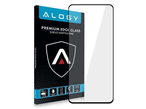 Szkło Alogy Full Glue case friendly do Xiaomi Mi 11 Lite Czarne