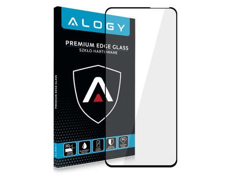 Szkło Alogy Full Glue case friendly do Xiaomi Redmi Note 9T Czarne